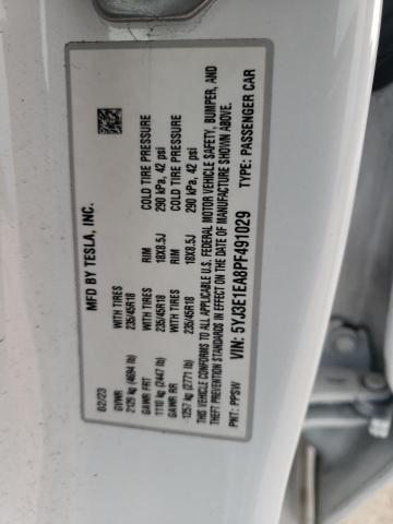 Photo 11 VIN: 5YJ3E1EA8PF491029 - TESLA MODEL 3 