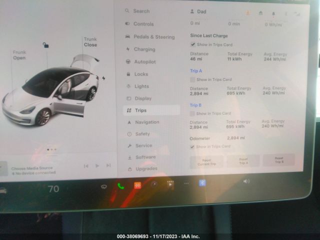 Photo 6 VIN: 5YJ3E1EA8PF562049 - TESLA MODEL 3 