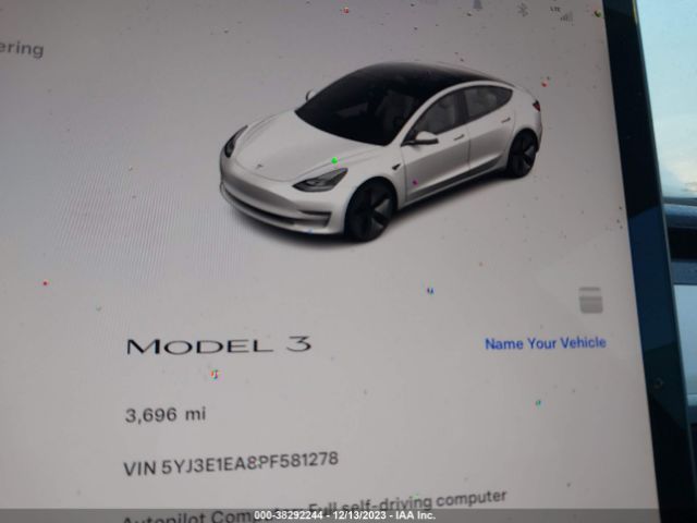 Photo 6 VIN: 5YJ3E1EA8PF581278 - TESLA MODEL 3 