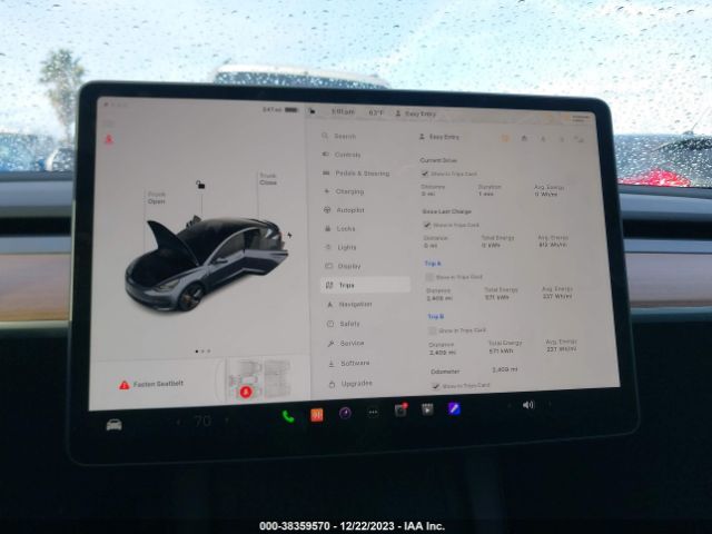 Photo 6 VIN: 5YJ3E1EA8PF677685 - TESLA MODEL 3 