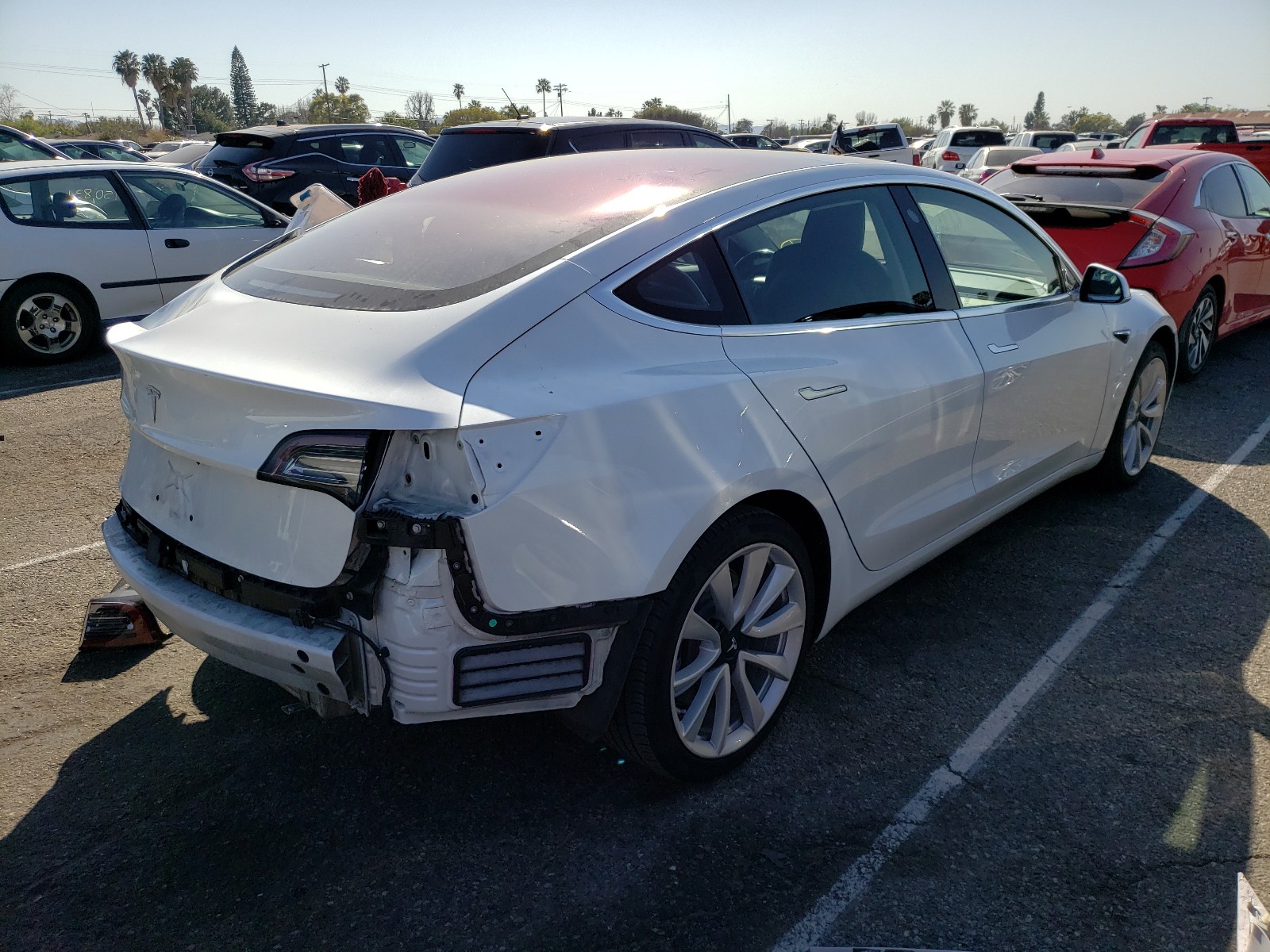 Photo 3 VIN: 5YJ3E1EA9HF002056 - TESLA MODEL 3 