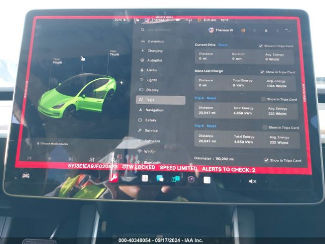 Photo 6 VIN: 5YJ3E1EA9JF020823 - TESLA MODEL 3 