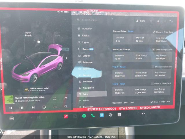 Photo 6 VIN: 5YJ3E1EA9JF099006 - TESLA MODEL 3 