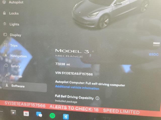 Photo 8 VIN: 5YJ3E1EA9JF157566 - TESLA MODEL 3 