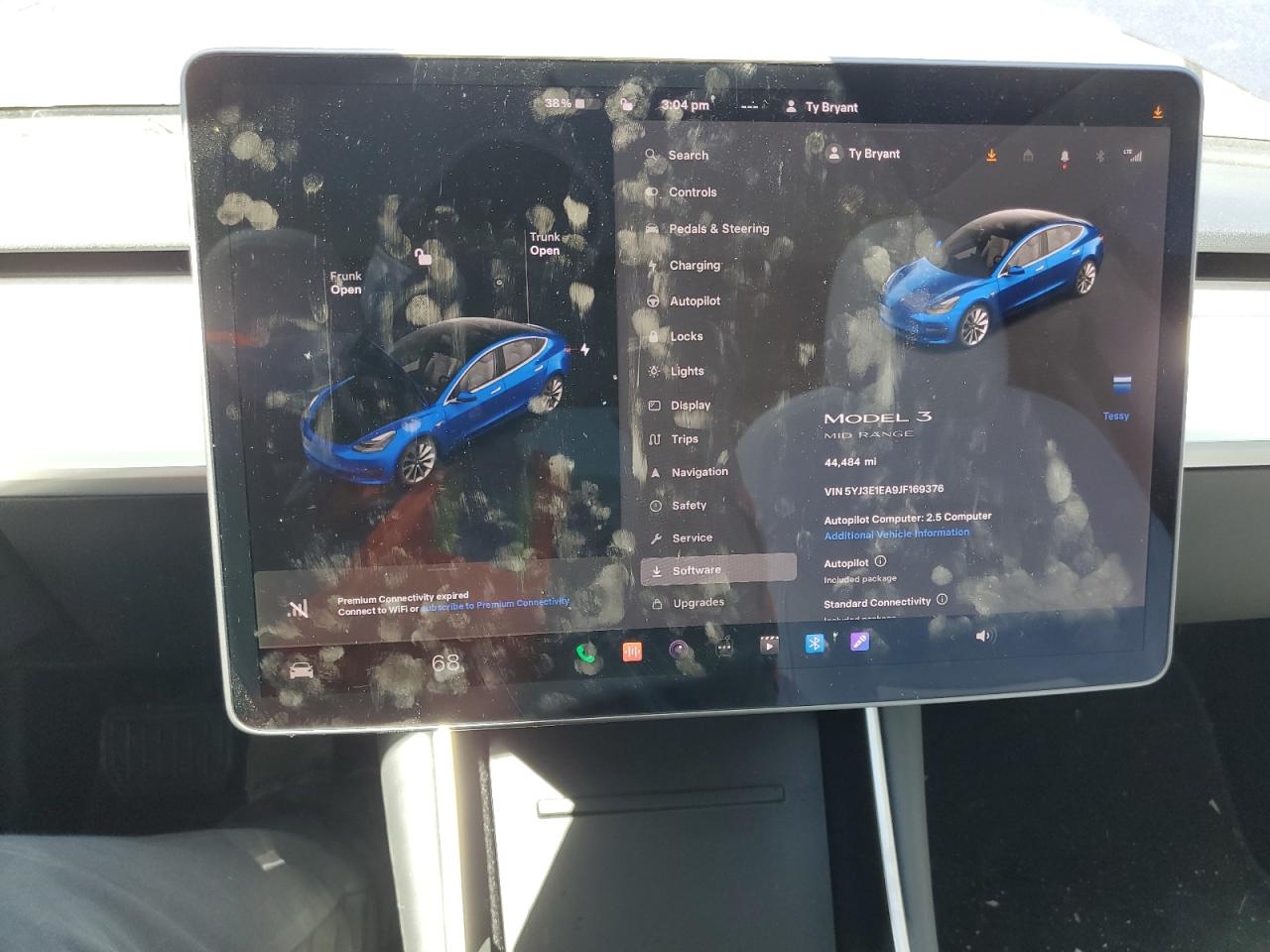 Photo 8 VIN: 5YJ3E1EA9JF169376 - TESLA MODEL 3 