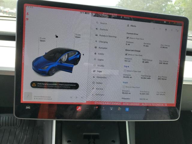 Photo 8 VIN: 5YJ3E1EA9KF314904 - TESLA MODEL 3 