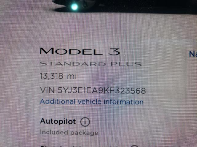 Photo 7 VIN: 5YJ3E1EA9KF323568 - TESLA MODEL 3 