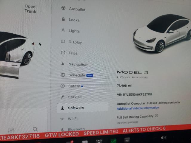 Photo 8 VIN: 5YJ3E1EA9KF327118 - TESLA MODEL 3 