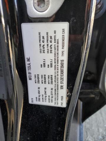 Photo 12 VIN: 5YJ3E1EA9KF394916 - TESLA MODEL 3 