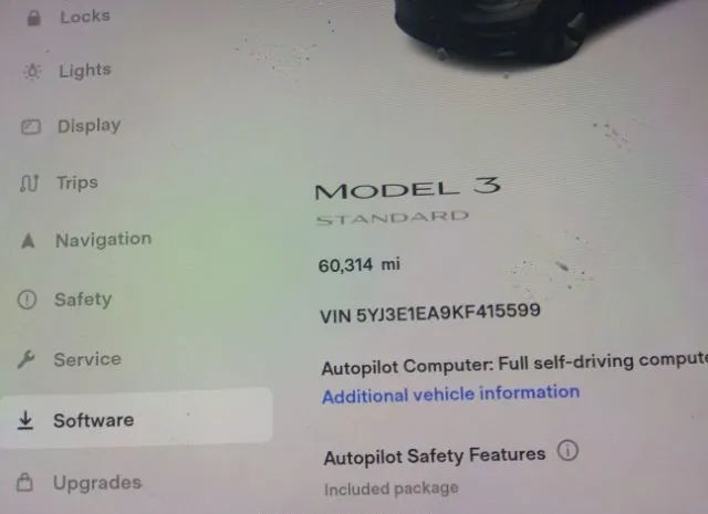 Photo 6 VIN: 5YJ3E1EA9KF415599 - TESLA MODEL 3 