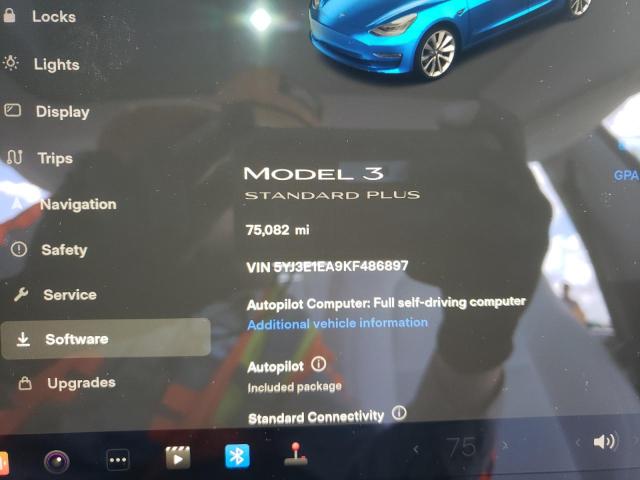 Photo 8 VIN: 5YJ3E1EA9KF486897 - TESLA MODEL 3 