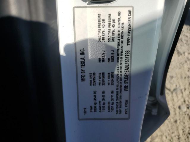 Photo 11 VIN: 5YJ3E1EA9LF631793 - TESLA MODEL 3 