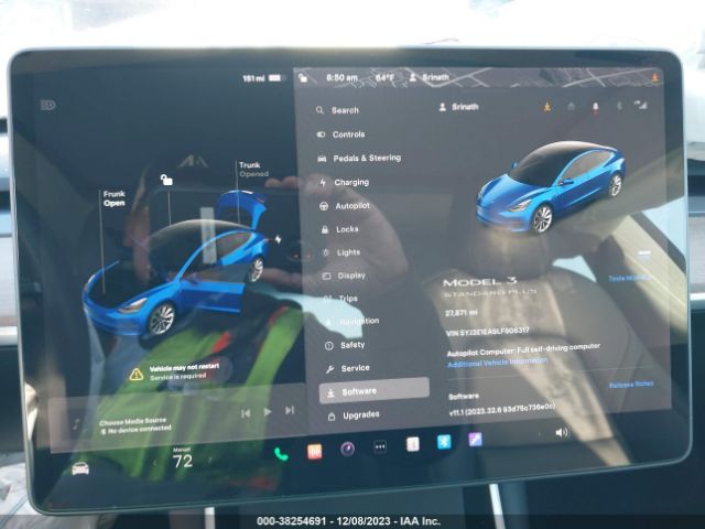 Photo 6 VIN: 5YJ3E1EA9LF806317 - TESLA MODEL 3 