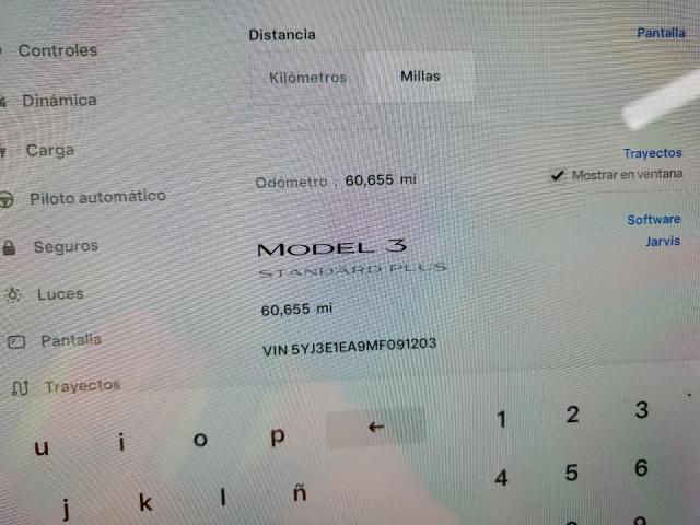 Photo 8 VIN: 5YJ3E1EA9MF091203 - TESLA MODEL 3 