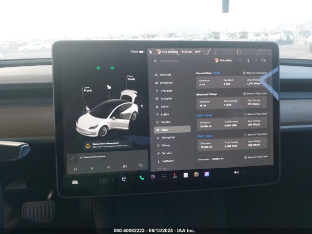 Photo 6 VIN: 5YJ3E1EA9MF837097 - TESLA MODEL 3 