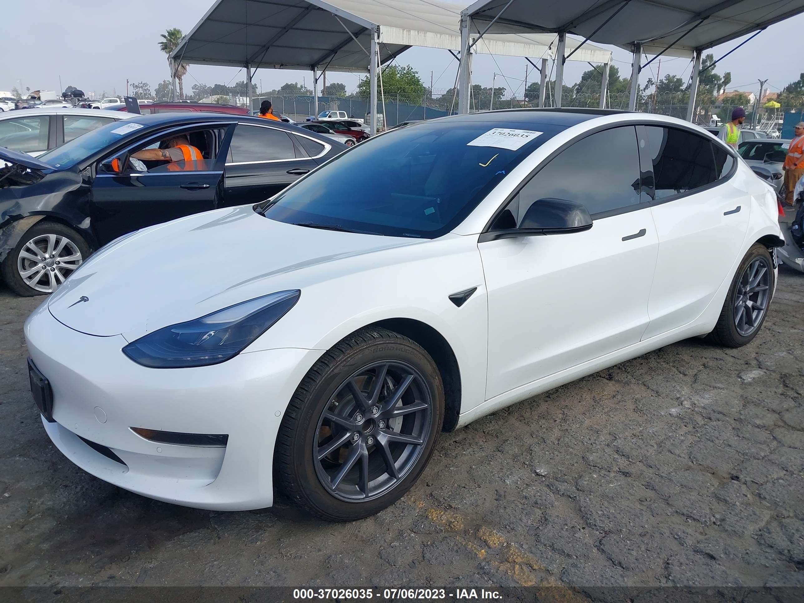 Photo 1 VIN: 5YJ3E1EA9NF193294 - TESLA MODEL 3 