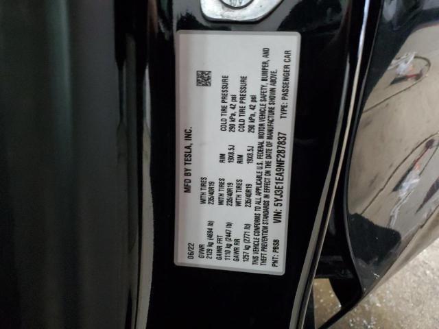 Photo 11 VIN: 5YJ3E1EA9NF287837 - TESLA MODEL 3 