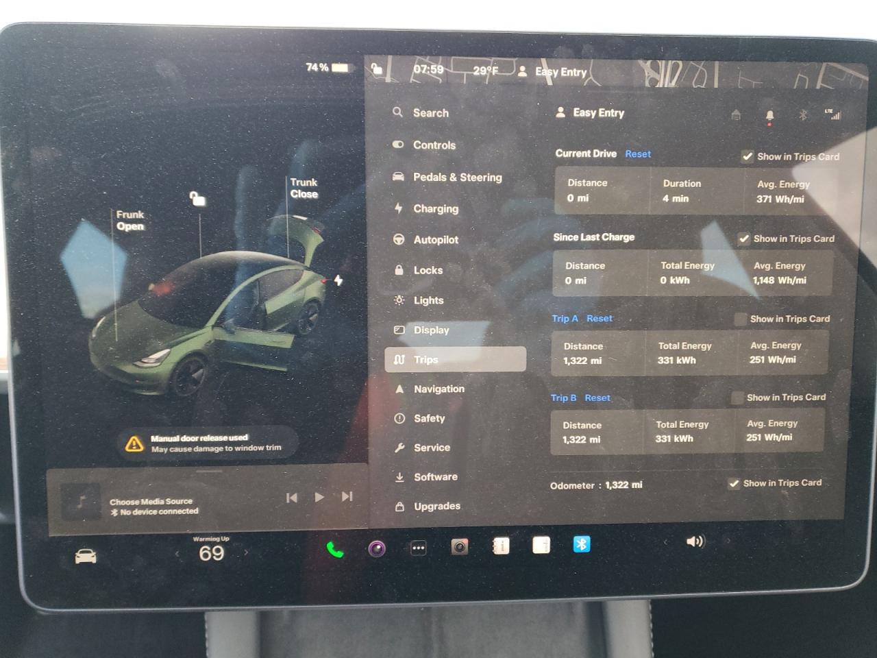 Photo 8 VIN: 5YJ3E1EA9PF395359 - TESLA MODEL 3 