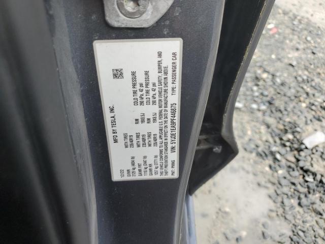 Photo 11 VIN: 5YJ3E1EA9PF446875 - TESLA MODEL 3 