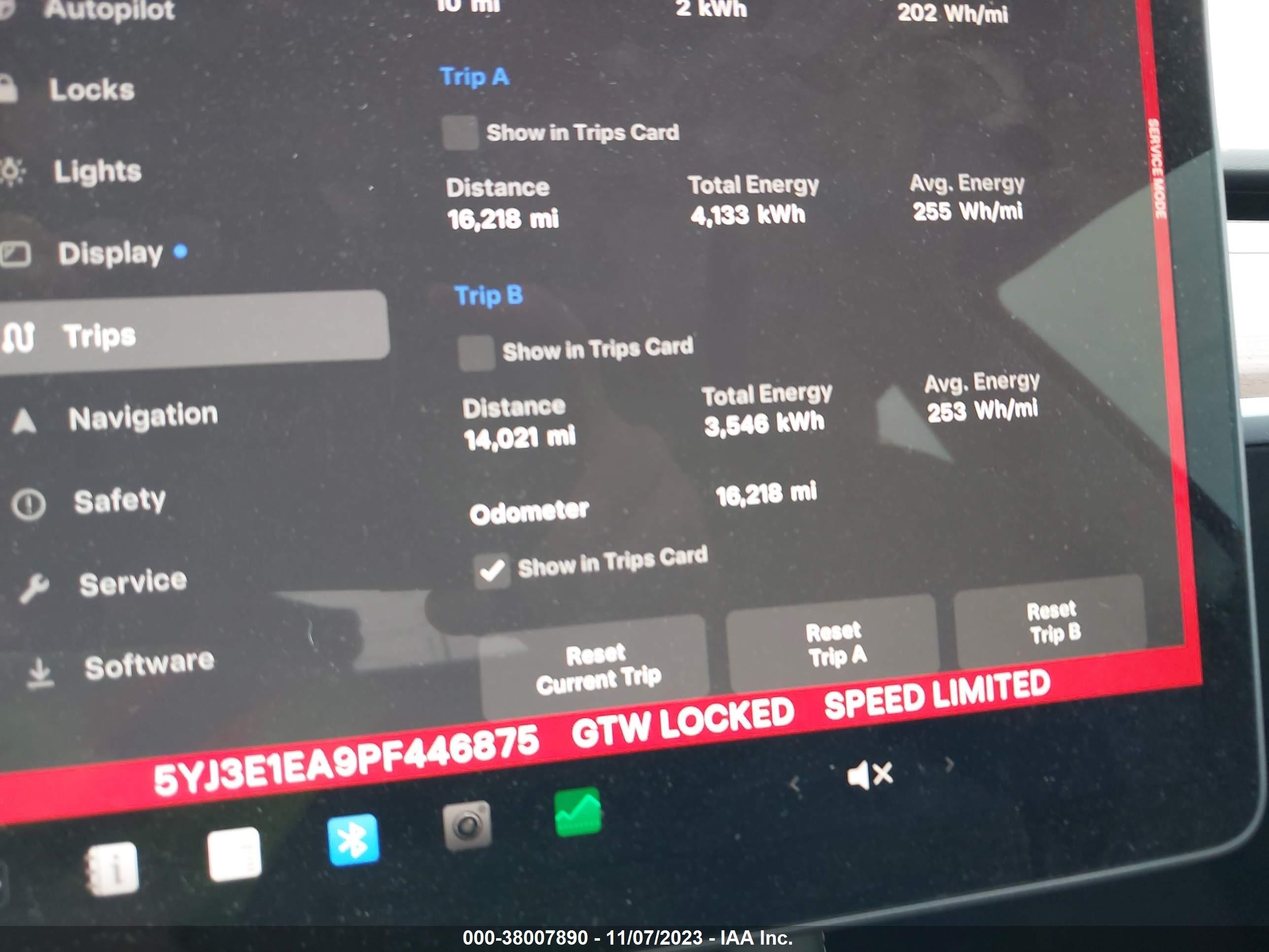 Photo 6 VIN: 5YJ3E1EA9PF446875 - TESLA MODEL 3 