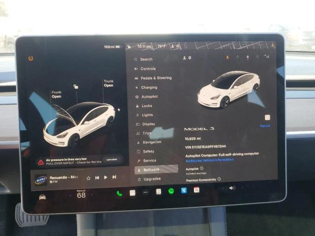 Photo 8 VIN: 5YJ3E1EA9PF497244 - TESLA MODEL 3 