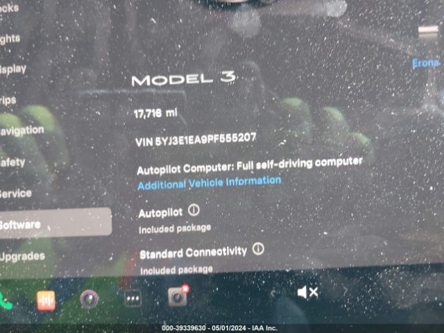 Photo 6 VIN: 5YJ3E1EA9PF555207 - TESLA MODEL 3 