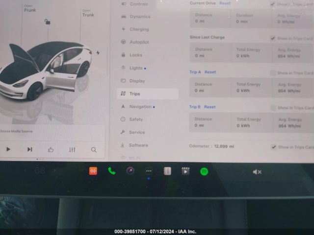 Photo 6 VIN: 5YJ3E1EA9PF562478 - TESLA MODEL 3 