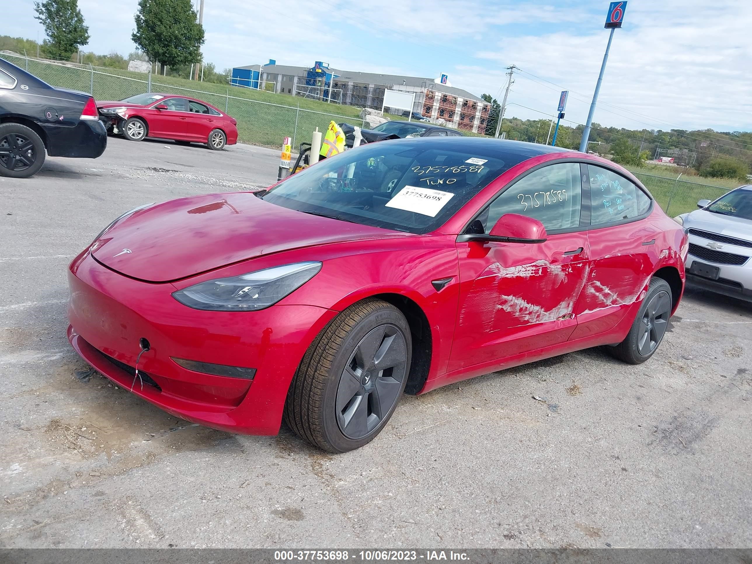 Photo 1 VIN: 5YJ3E1EA9PF625319 - TESLA MODEL 3 