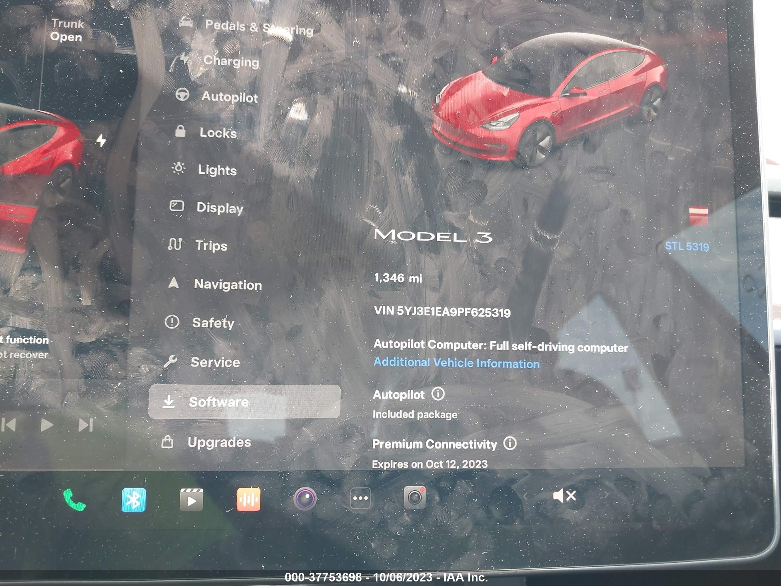 Photo 15 VIN: 5YJ3E1EA9PF625319 - TESLA MODEL 3 