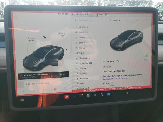 Photo 8 VIN: 5YJ3E1EA9PF668008 - TESLA MODEL 3 