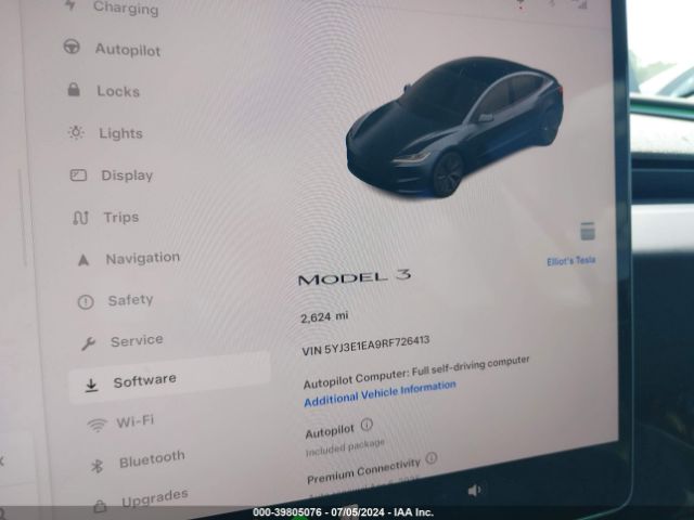 Photo 6 VIN: 5YJ3E1EA9RF726413 - TESLA MODEL 3 