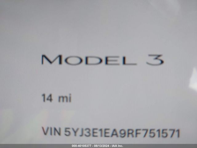 Photo 6 VIN: 5YJ3E1EA9RF751571 - TESLA MODEL 3 