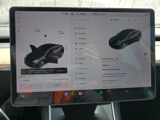 Photo 8 VIN: 5YJ3E1EAXJF007661 - TESLA MODEL 3 