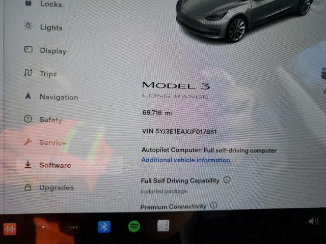 Photo 8 VIN: 5YJ3E1EAXJF017851 - TESLA MODEL 3 