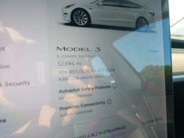 Photo 7 VIN: 5YJ3E1EAXJF018529 - TESLA MODEL 3 