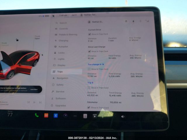 Photo 6 VIN: 5YJ3E1EAXJF051305 - TESLA MODEL 3 