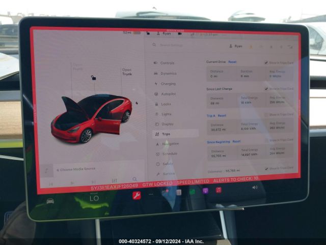 Photo 6 VIN: 5YJ3E1EAXJF126049 - TESLA MODEL 3 