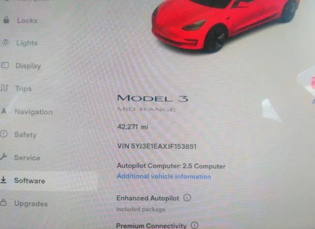 Photo 6 VIN: 5YJ3E1EAXJF153851 - TESLA MODEL 3 