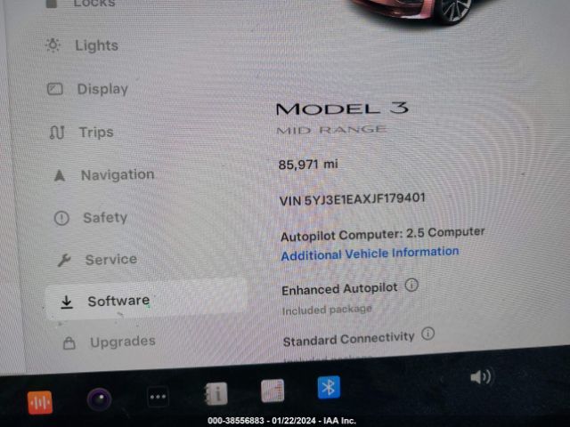 Photo 6 VIN: 5YJ3E1EAXJF179401 - TESLA MODEL 3 