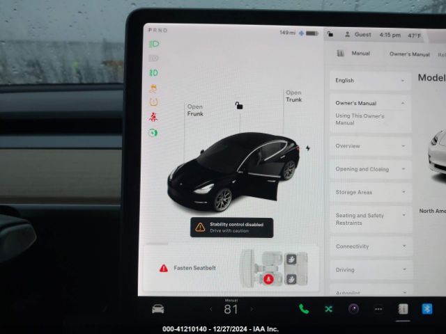 Photo 6 VIN: 5YJ3E1EAXKF409844 - TESLA MODEL 3 