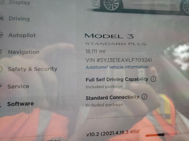 Photo 7 VIN: 5YJ3E1EAXLF709241 - TESLA MODEL 3 