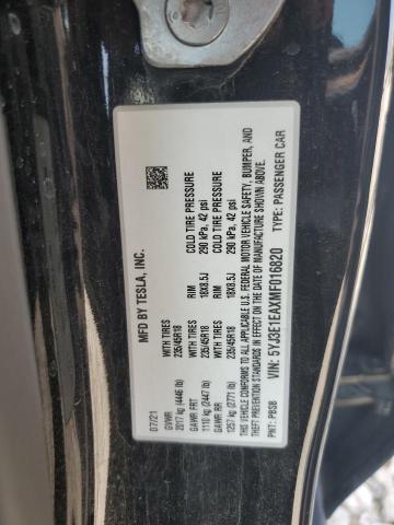 Photo 11 VIN: 5YJ3E1EAXMF016820 - TESLA MODEL 3 