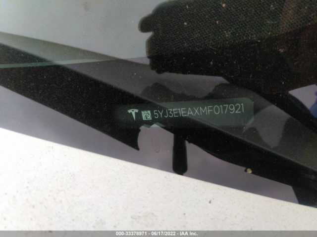 Photo 8 VIN: 5YJ3E1EAXMF017921 - TESLA MODEL 3 