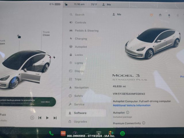 Photo 6 VIN: 5YJ3E1EAXMF028143 - TESLA MODEL 3 