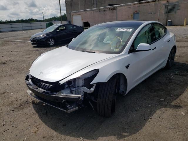 Photo 1 VIN: 5YJ3E1EAXMF099410 - TESLA MODEL 3 