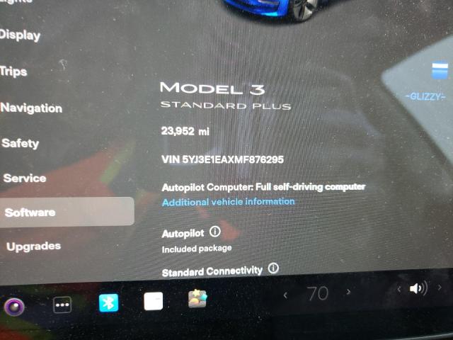 Photo 8 VIN: 5YJ3E1EAXMF876295 - TESLA MODEL 3 