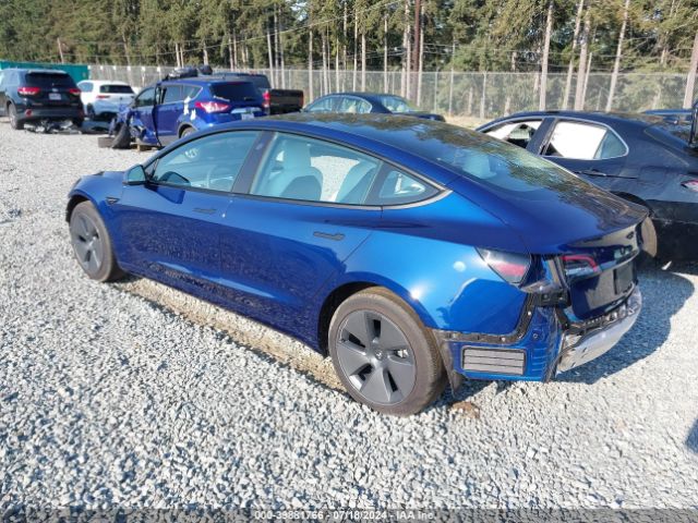 Photo 2 VIN: 5YJ3E1EAXNF159283 - TESLA MODEL 3 