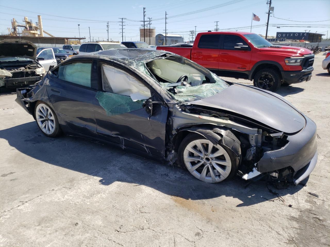 Photo 3 VIN: 5YJ3E1EAXNF242115 - TESLA MODEL 3 