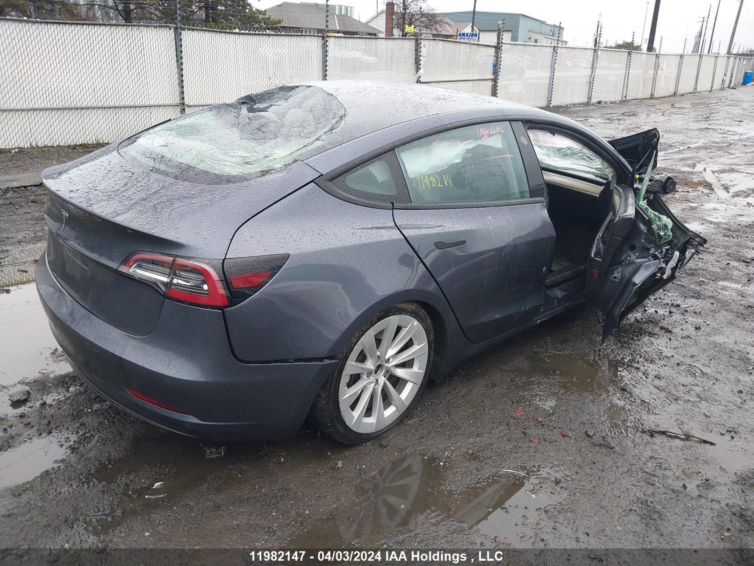 Photo 3 VIN: 5YJ3E1EAXNF258315 - TESLA MODEL 3 