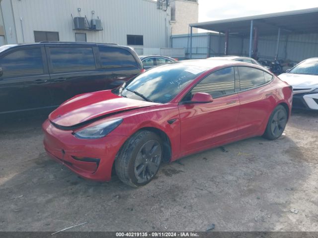 Photo 1 VIN: 5YJ3E1EAXNF320778 - TESLA MODEL 3 